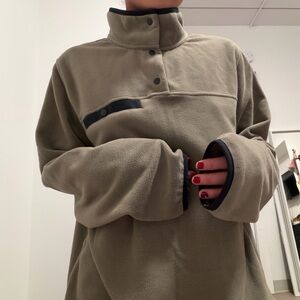 32 Degrees Olive Fleece with Black Trim